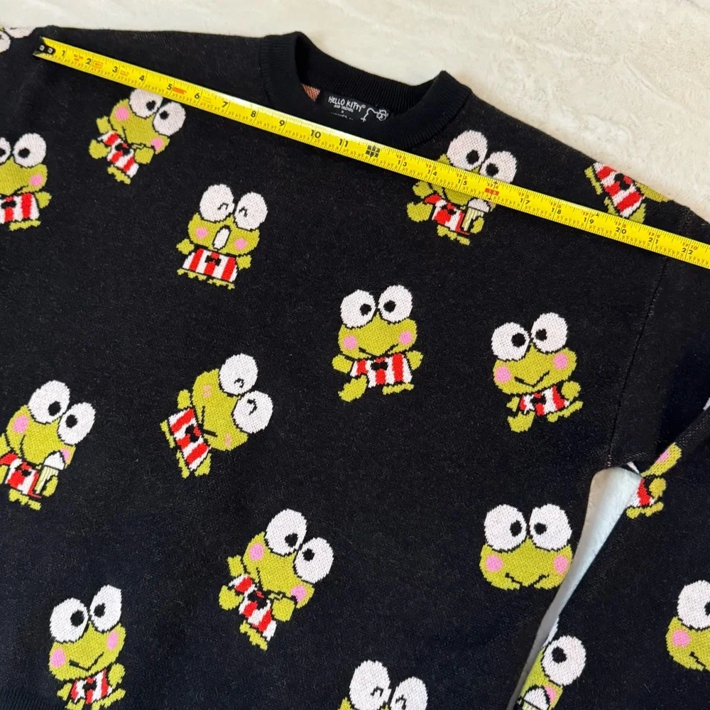Hello Kitty & Friends + Forever 21 Keroppi Crewneck Sweater- size M - Picture 11 of 15